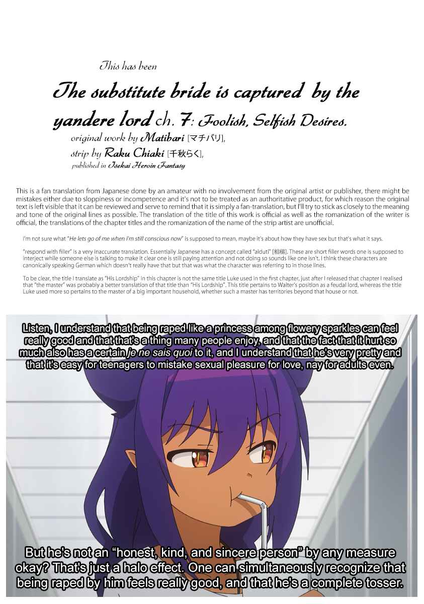 Page 34 Chapter 7 Migawari no Hanayome wa Yandere Ryoushu ni Torawareru