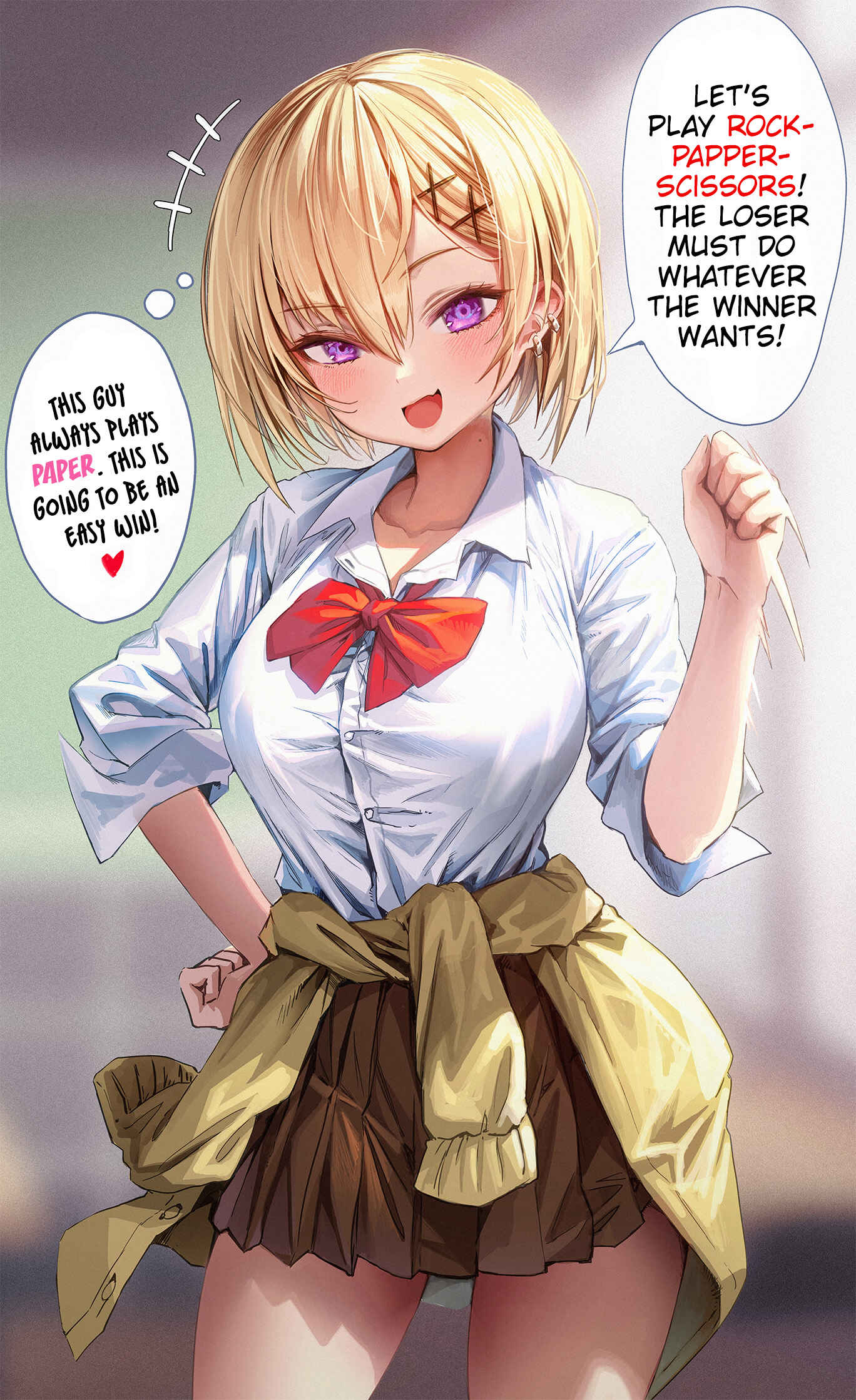 Page 1 Chapter 1 The Rock-Paper-Scissors Girl