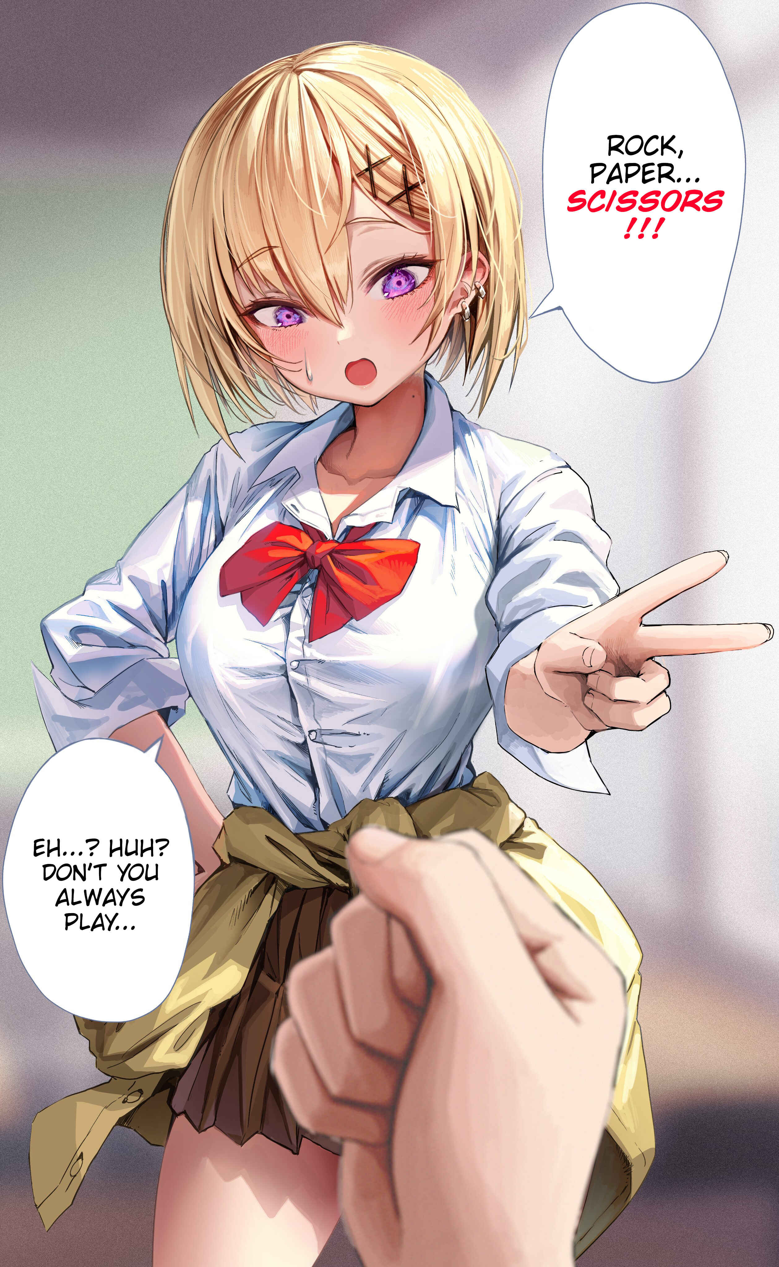 Page 1 Chapter 2 The Rock-Paper-Scissors Girl
