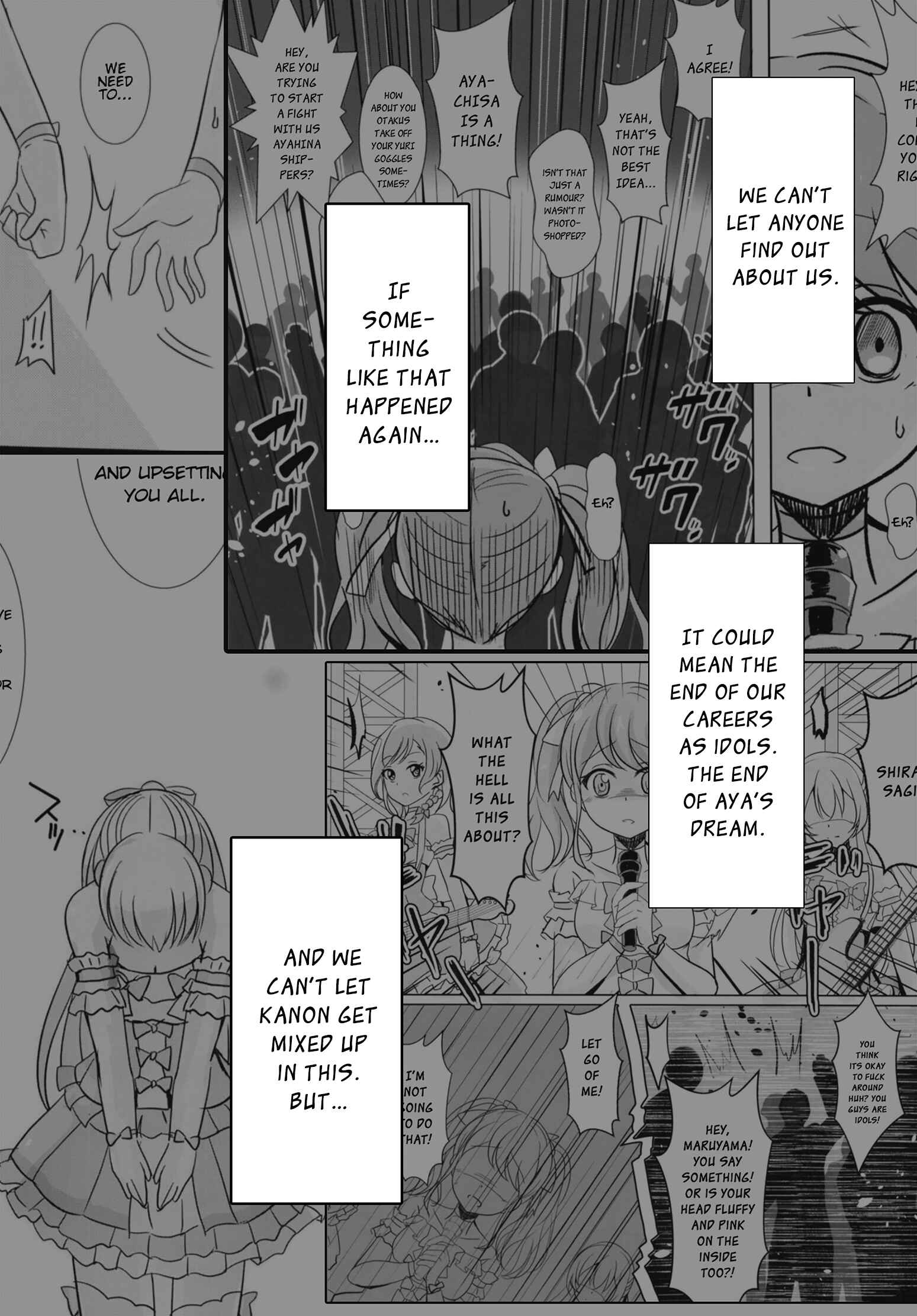 Page 13 Chapter Unknown_0e9a Bang Dream! - Shirasagi-san! No AyaChisa in the corridors! (Doujinshi)