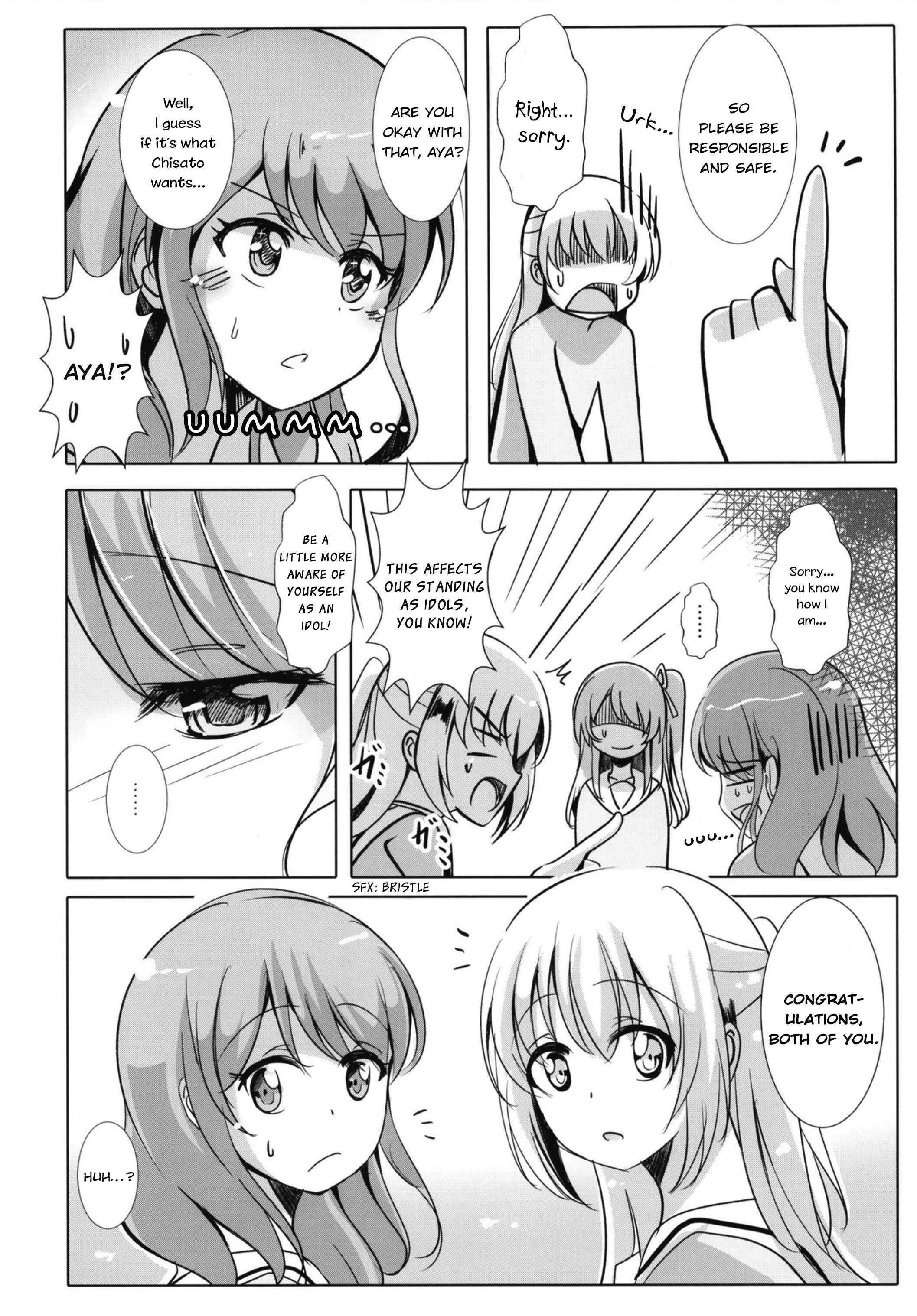 Page 25 Chapter Unknown_0e9a Bang Dream! - Shirasagi-san! No AyaChisa in the corridors! (Doujinshi)