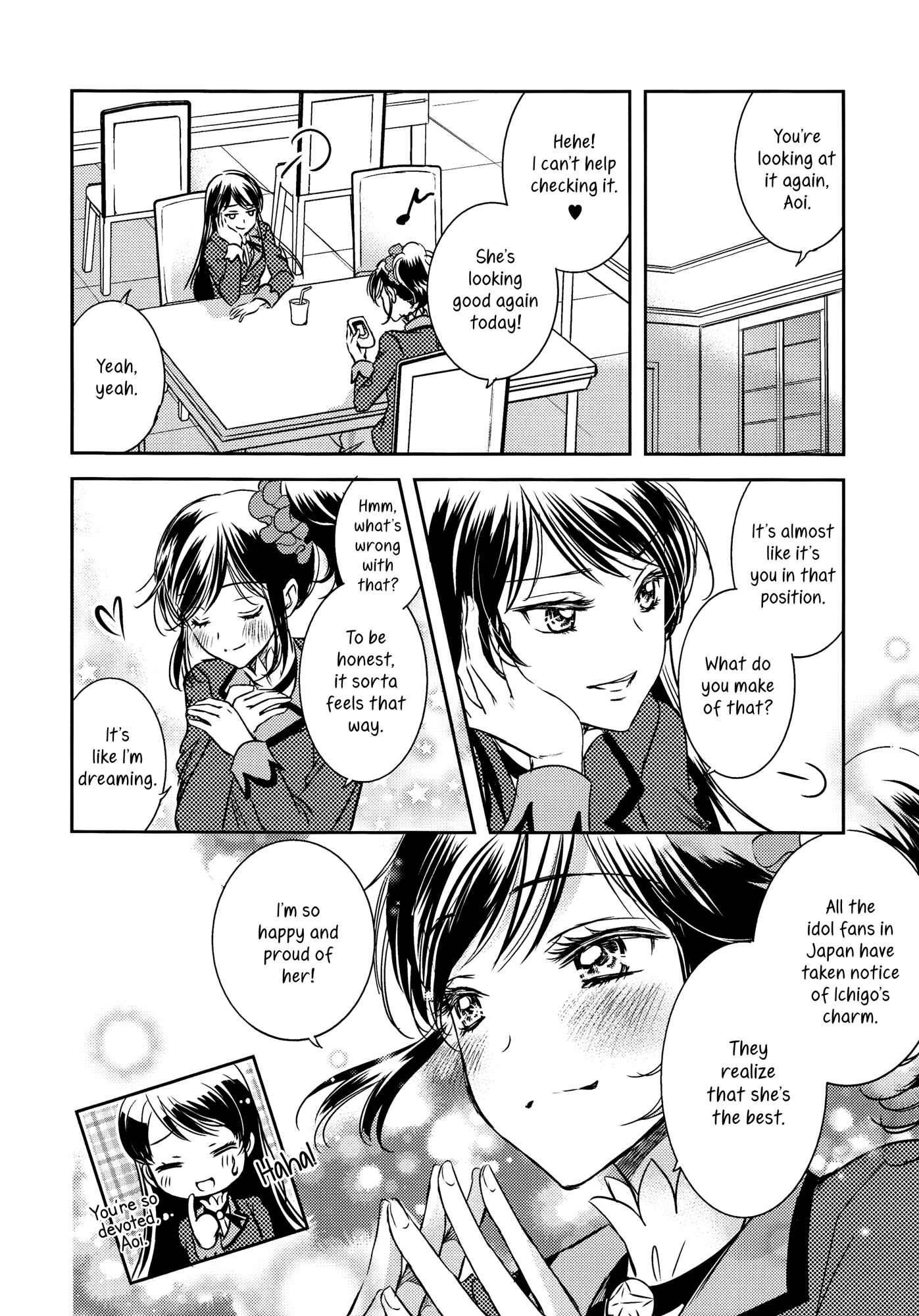 Page 9 Chapter Unknown_ec35 Aikatsu! - Even If You Become the Top Idol (Doujinshi)
