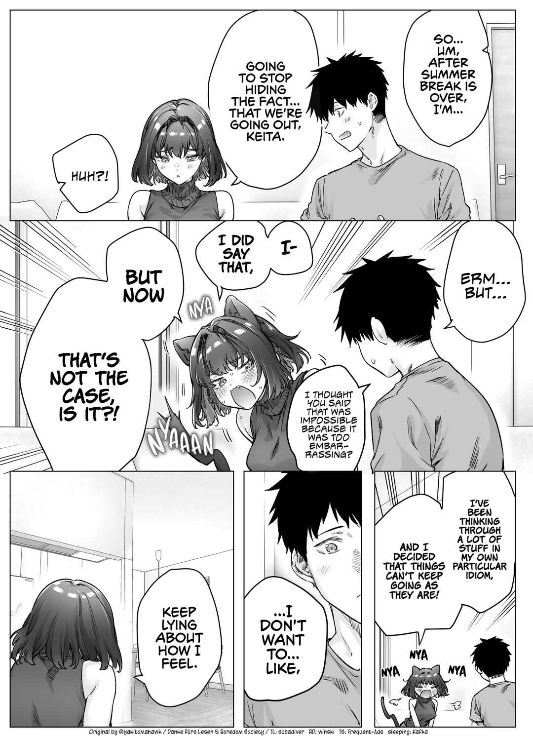 Page 1 Chapter 58 The Tsuntsuntsuntsuntsuntsuntsuntsuntsuntsuntsundere Girl Getting Less and Less Tsun Day by Day