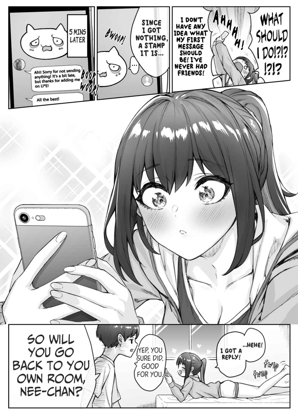 Page 1 Chapter 14.2 The Tsuntsuntsuntsuntsuntsuntsuntsuntsuntsuntsundere Girl Getting Less and Less Tsun Day by Day