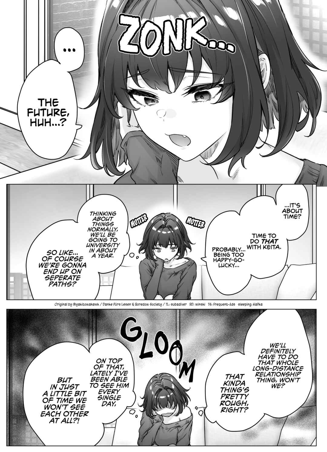 Page 1 Chapter 61 The Tsuntsuntsuntsuntsuntsuntsuntsuntsuntsuntsundere Girl Getting Less and Less Tsun Day by Day