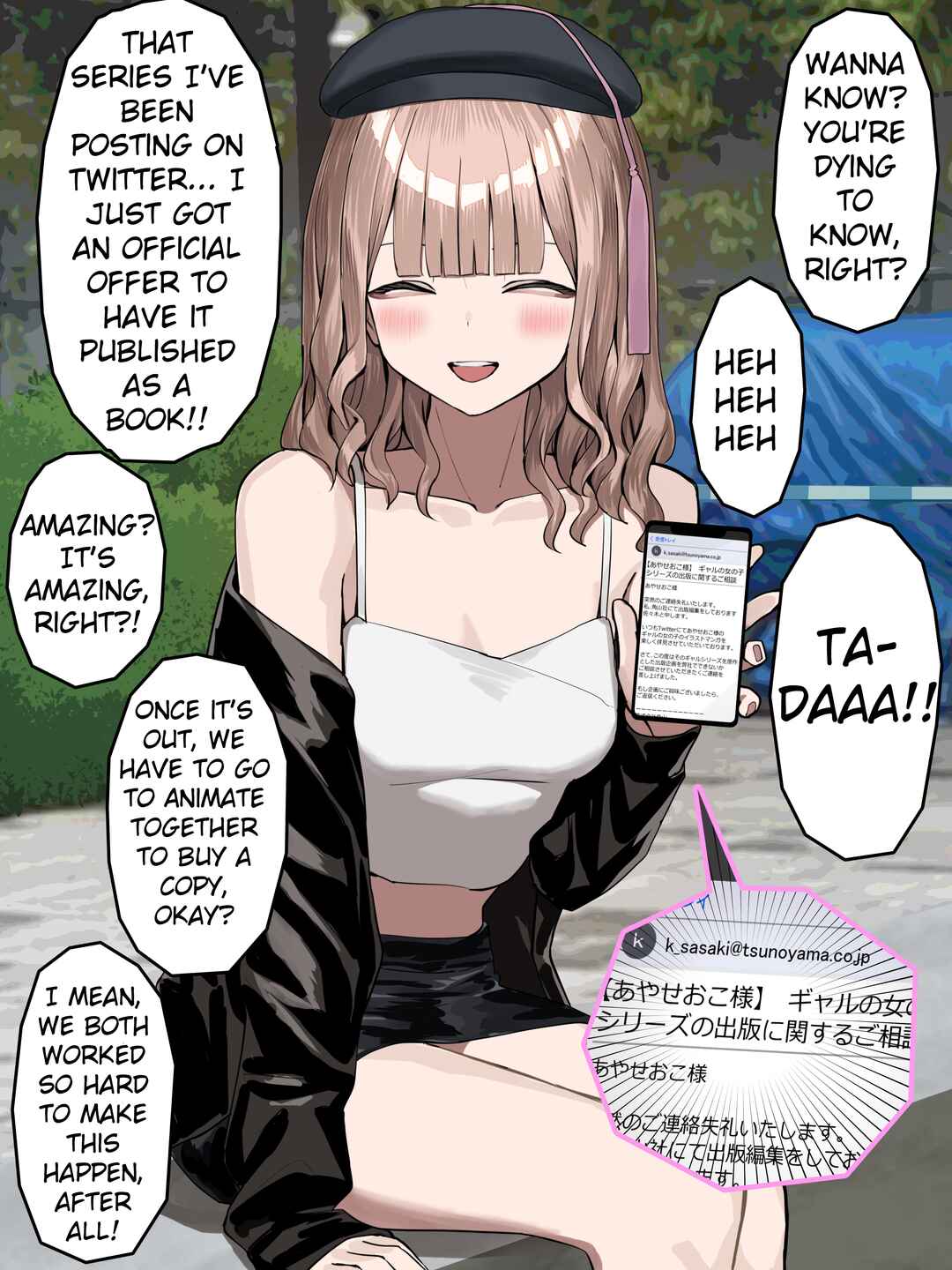 Page 1 Chapter 28 Jojoni Deremi ga Mashiteku Tsundere Gyaru