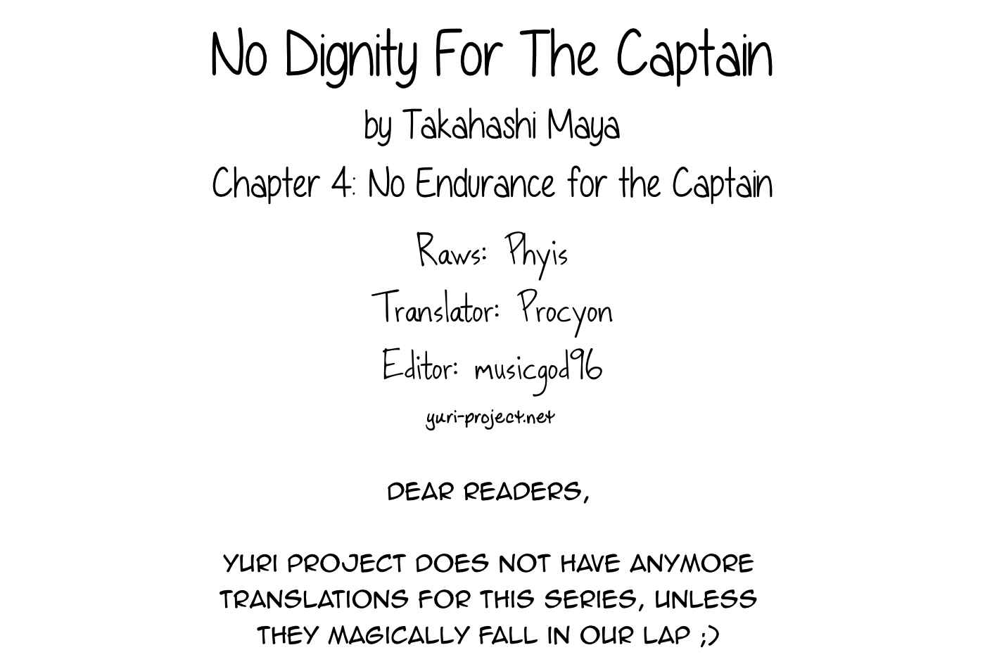 Page 25 Chapter 4 No Dignity for the Captain