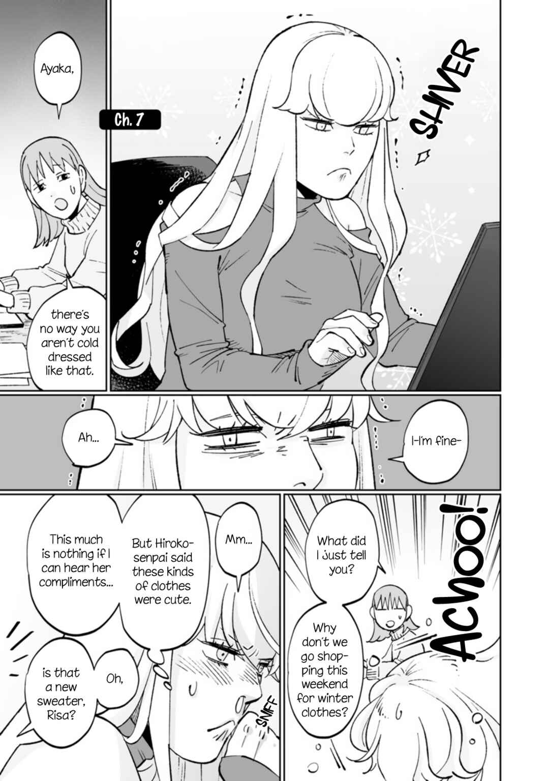 Page 1 Chapter 7 Ayaka is in Love with Hiroko!