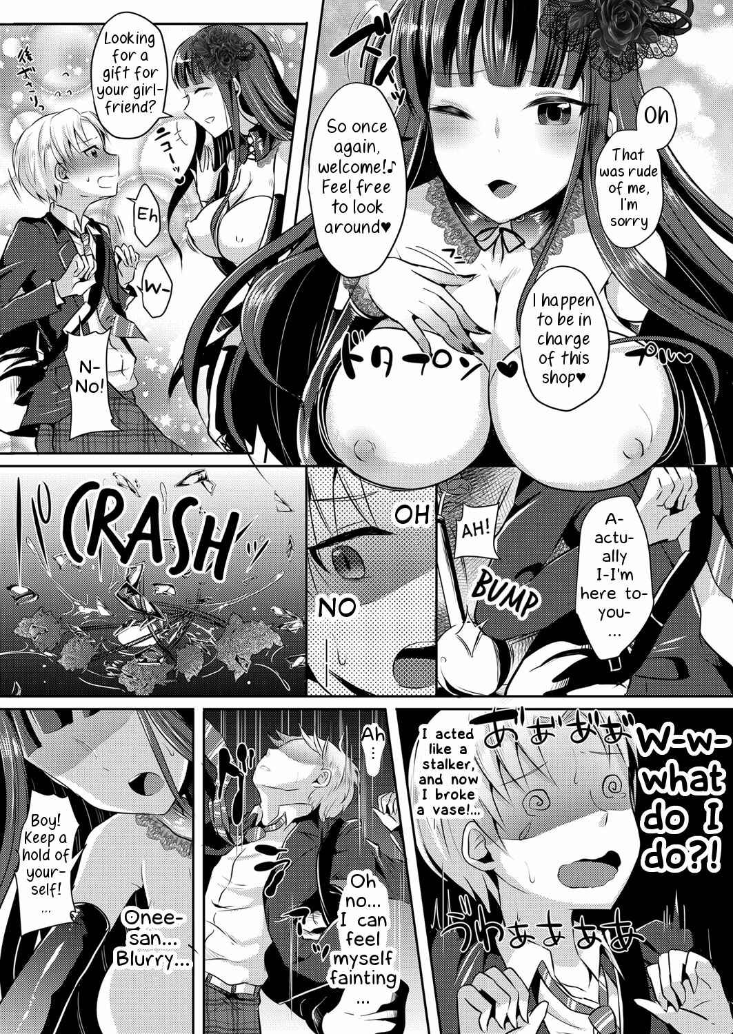 Page 6 Chapter 1 Boku ga Hitomebore Shita Gothic Onee-san wa Futanari datta Ken