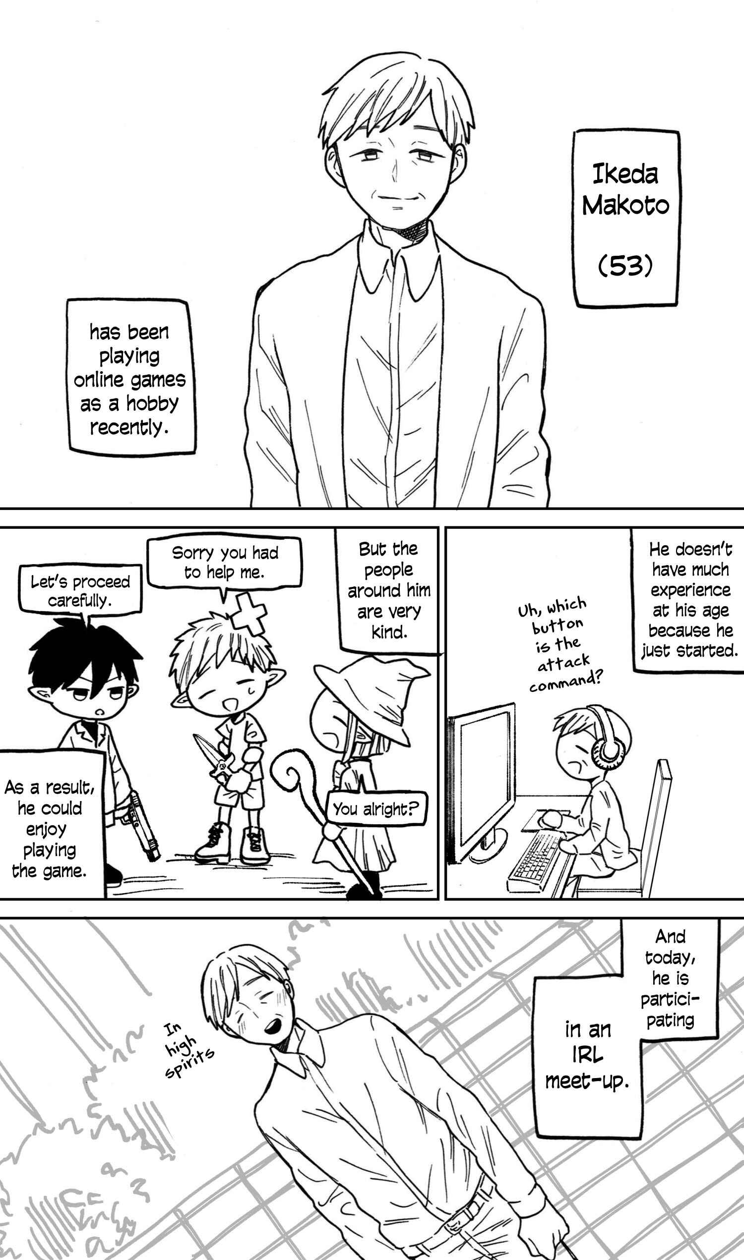 Page 1 Chapter 1 The 53 Year Old Online Gamers First IRL Meet-Up