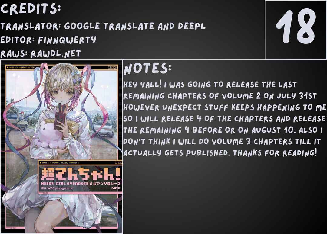 Page 15 Chapter 18 Chou Ten-chan! NEEDY GIRL OVERDOSE Koushiki Anthology