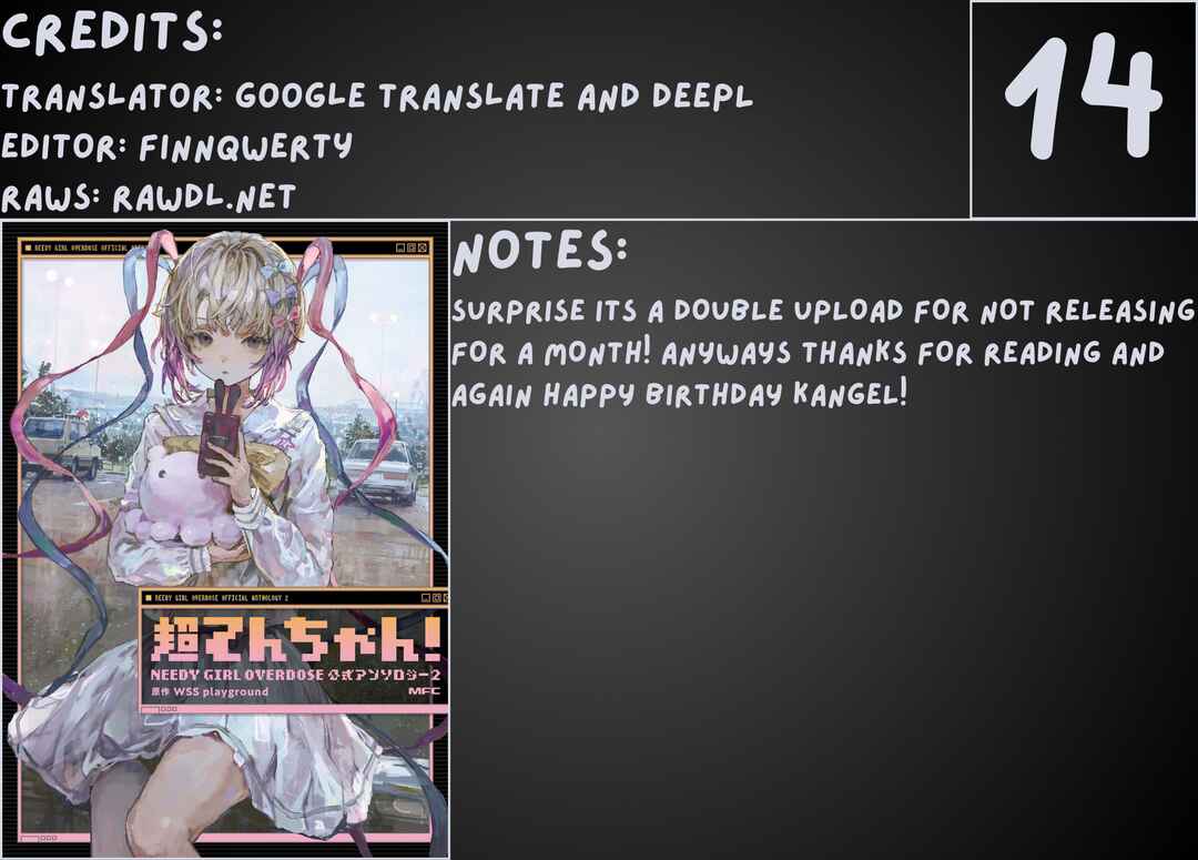 Page 11 Chapter 14 Chou Ten-chan! NEEDY GIRL OVERDOSE Koushiki Anthology