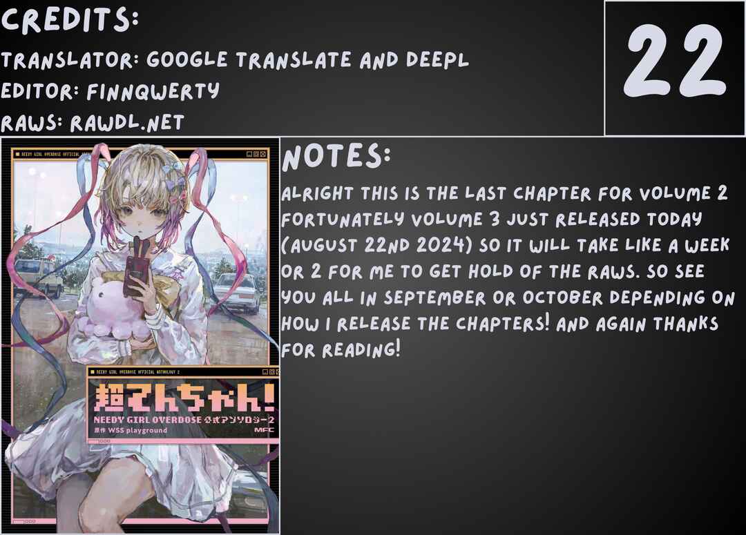 Page 22 Chapter 22 Chou Ten-chan! NEEDY GIRL OVERDOSE Koushiki Anthology