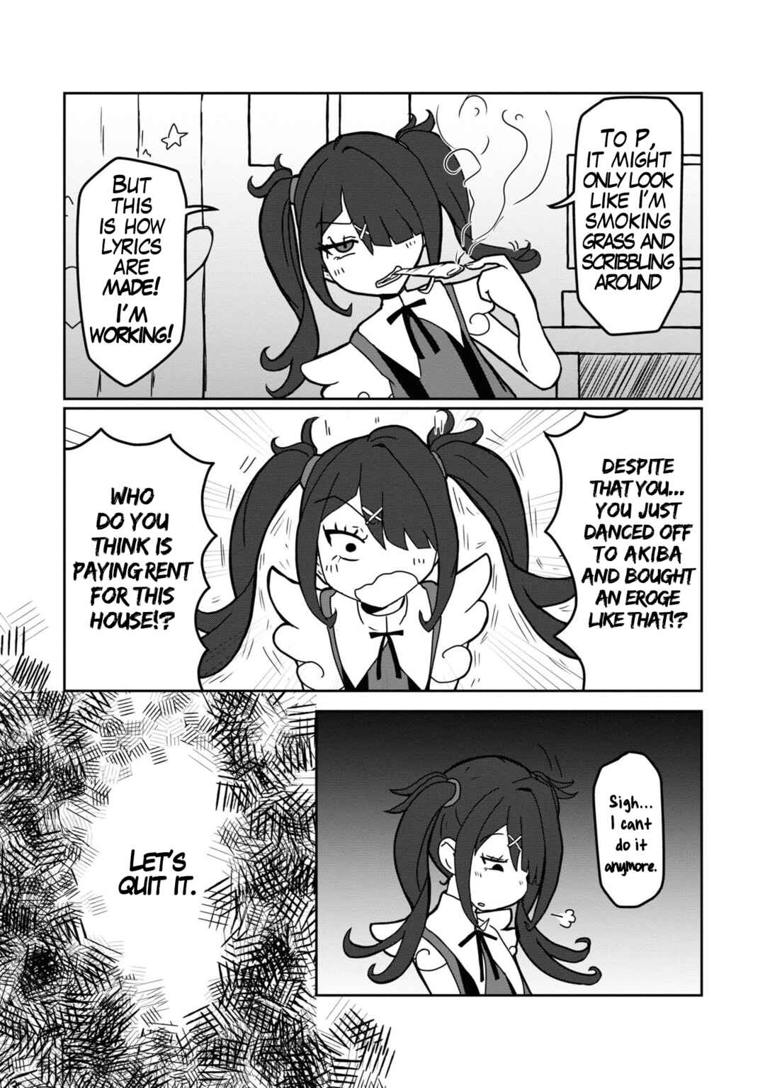 Page 12 Chapter 4 Chou Ten-chan! NEEDY GIRL OVERDOSE Koushiki Anthology