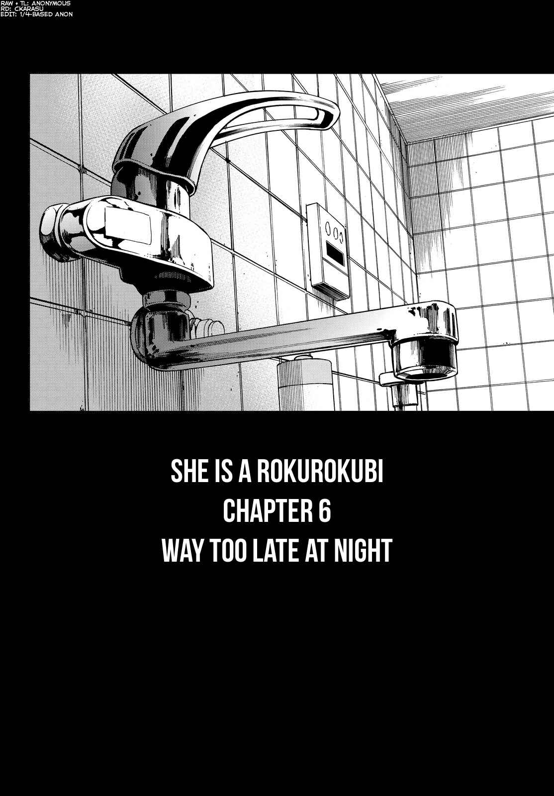 Page 6 Chapter 6 Kanojo wa Rokurokubi