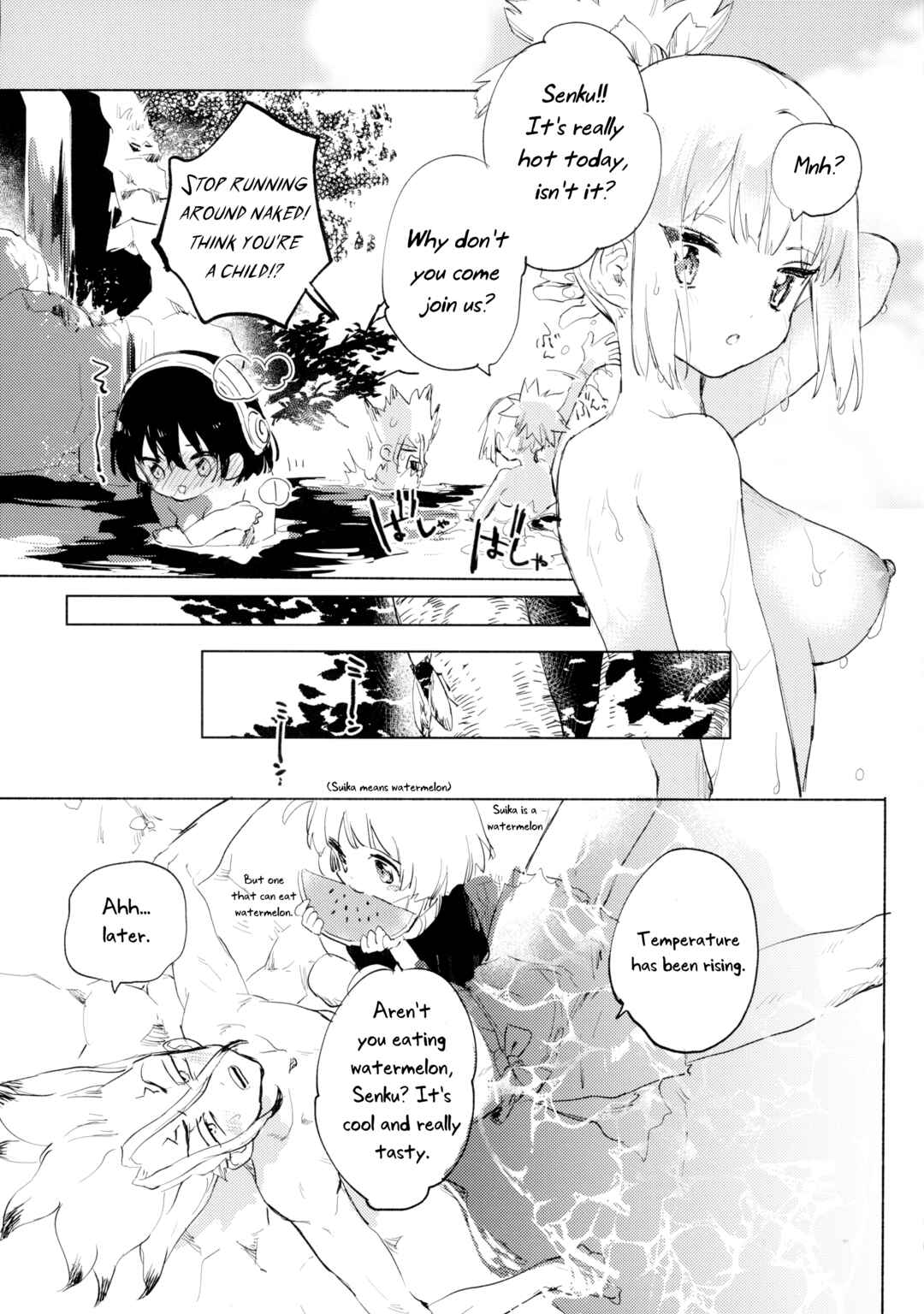 Page 16 Chapter Unknown_876c Dr.STONE - Sekki Sekai de Mabushii Natsu (Doujinshi)