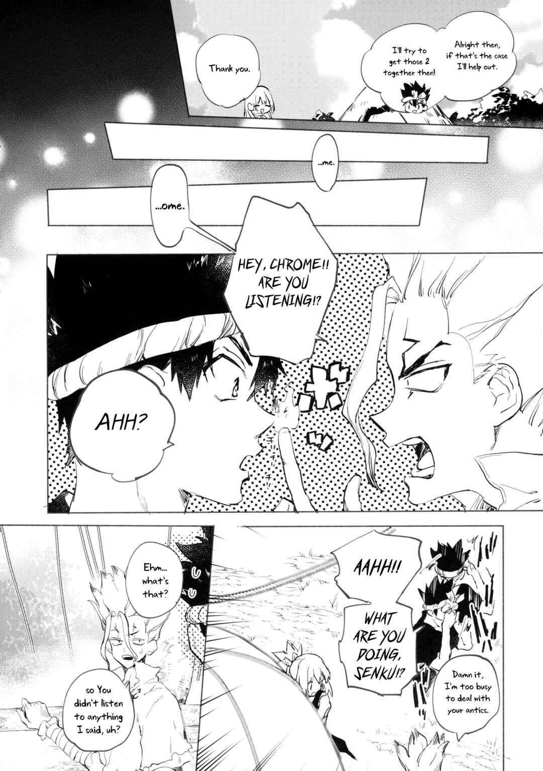 Page 5 Chapter Unknown_876c Dr.STONE - Sekki Sekai de Mabushii Natsu (Doujinshi)