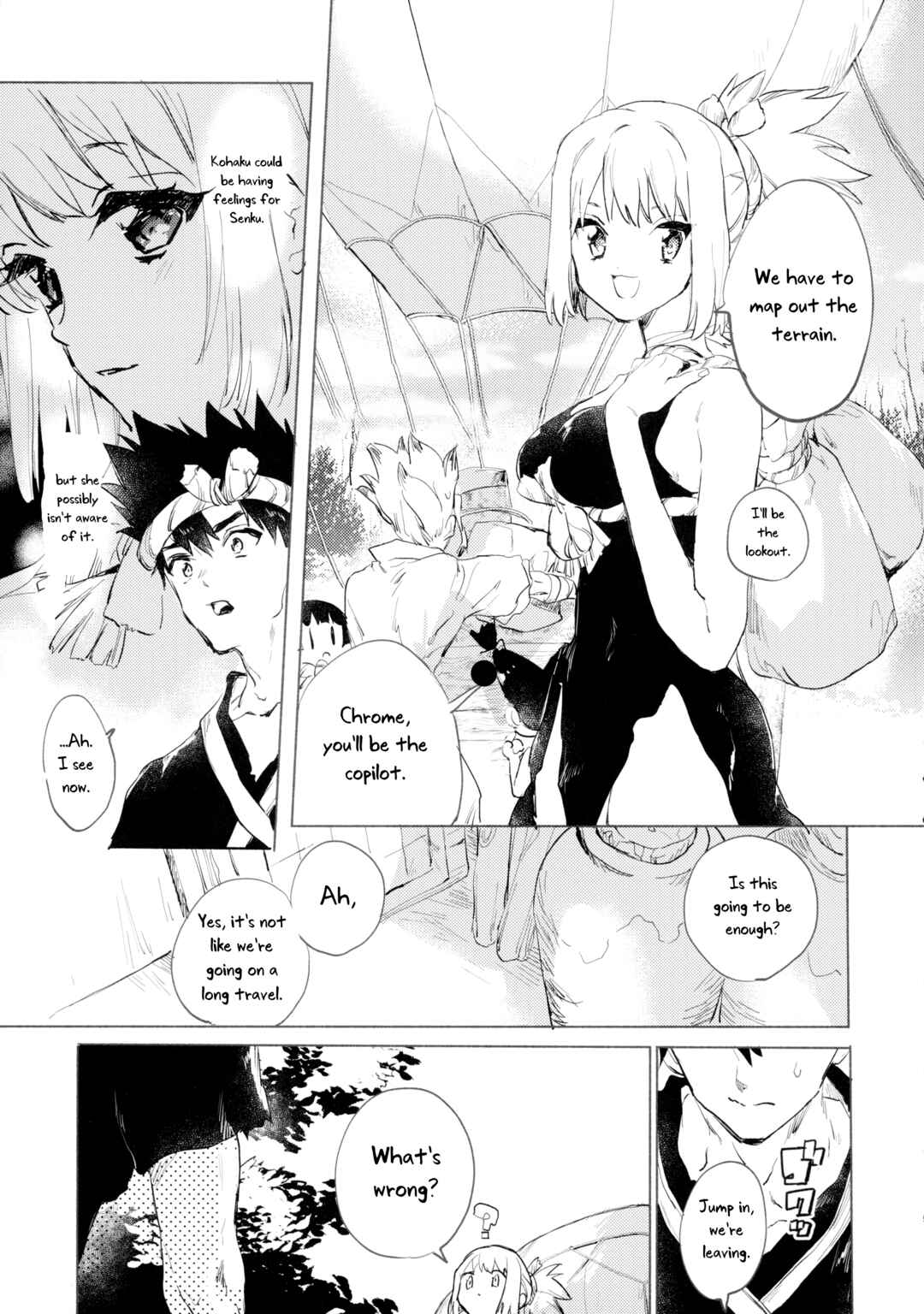 Page 6 Chapter Unknown_876c Dr.STONE - Sekki Sekai de Mabushii Natsu (Doujinshi)