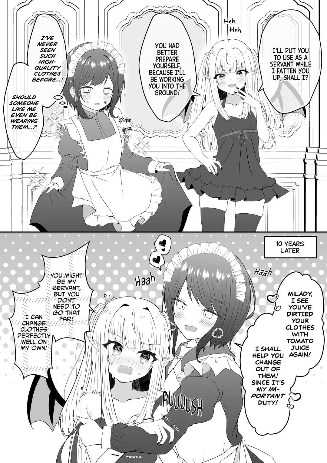 Page 1 Chapter 2 Kyuuketsuki ni Kawareta Shoujo no Juunen-go