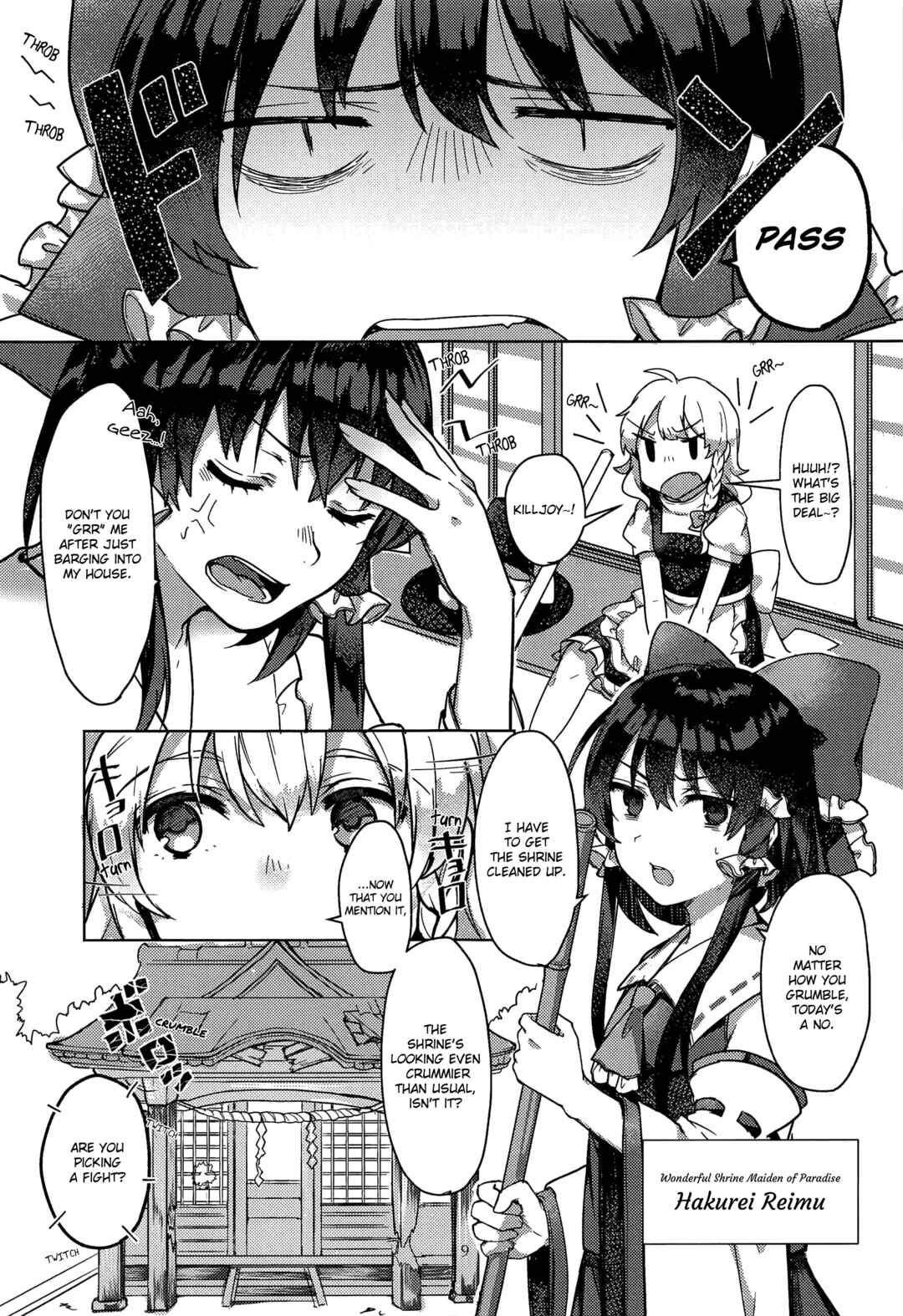 Page 8 Chapter Unknown_83dc Touhou - Honto no Watashi (Doujinshi)