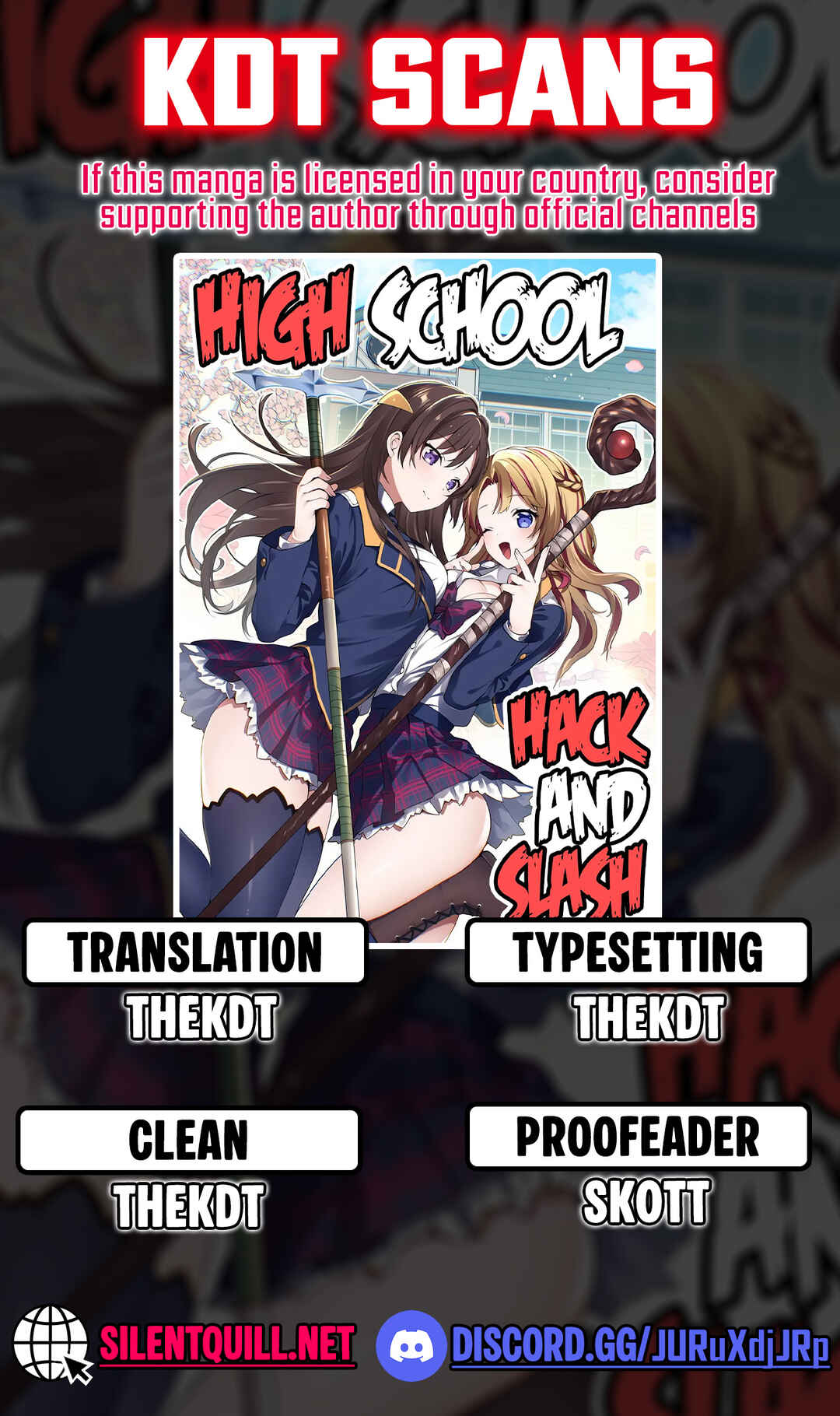Page 1 Chapter 2 High School Hack and Slash
