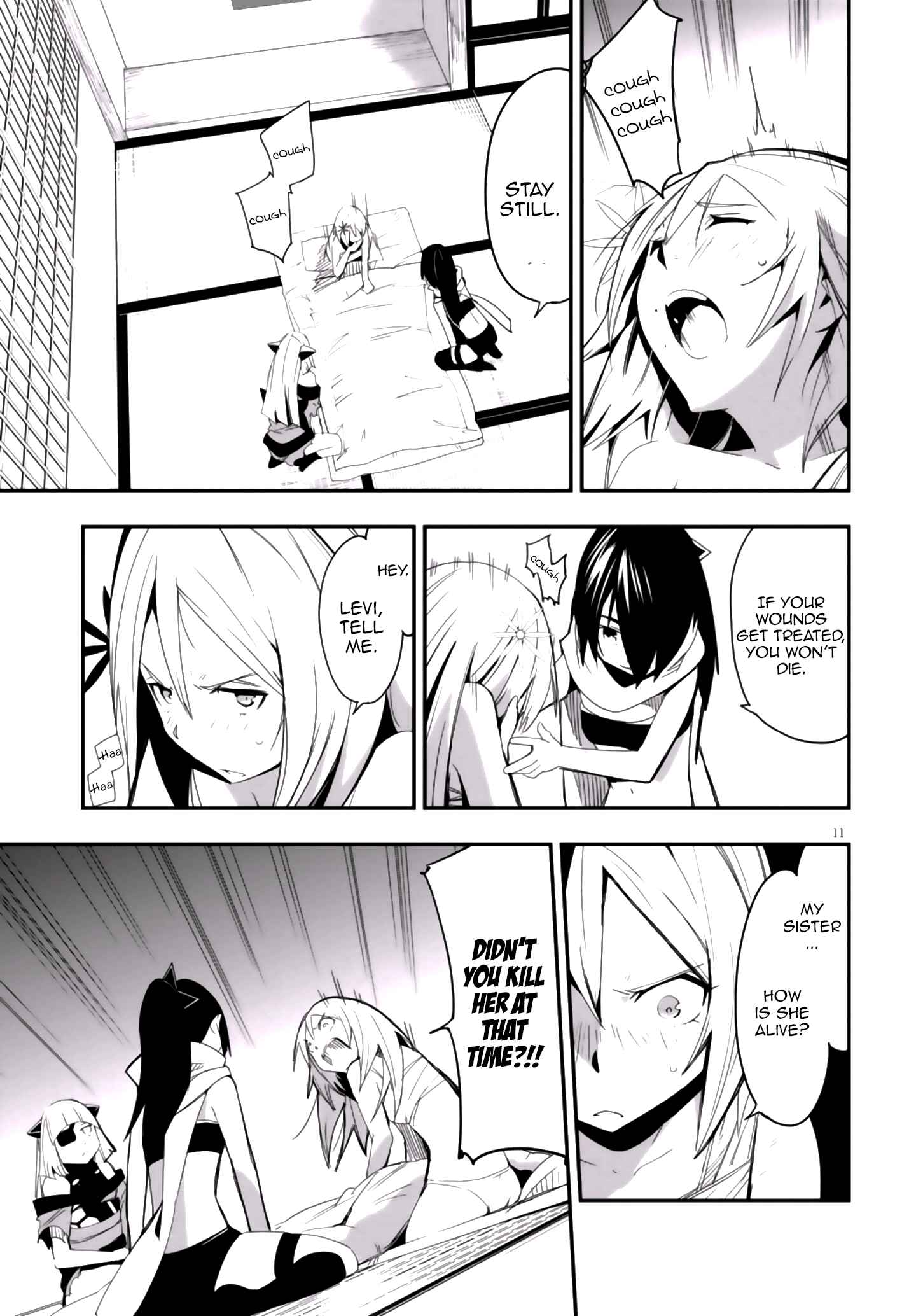 Page 11 Chapter 10 Trinity Seven: Levi Ninden