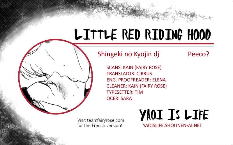 Page 1 Chapter Unknown_542f Shingeki no Kyojin - Little Red Riding Hood (Doujinshi)