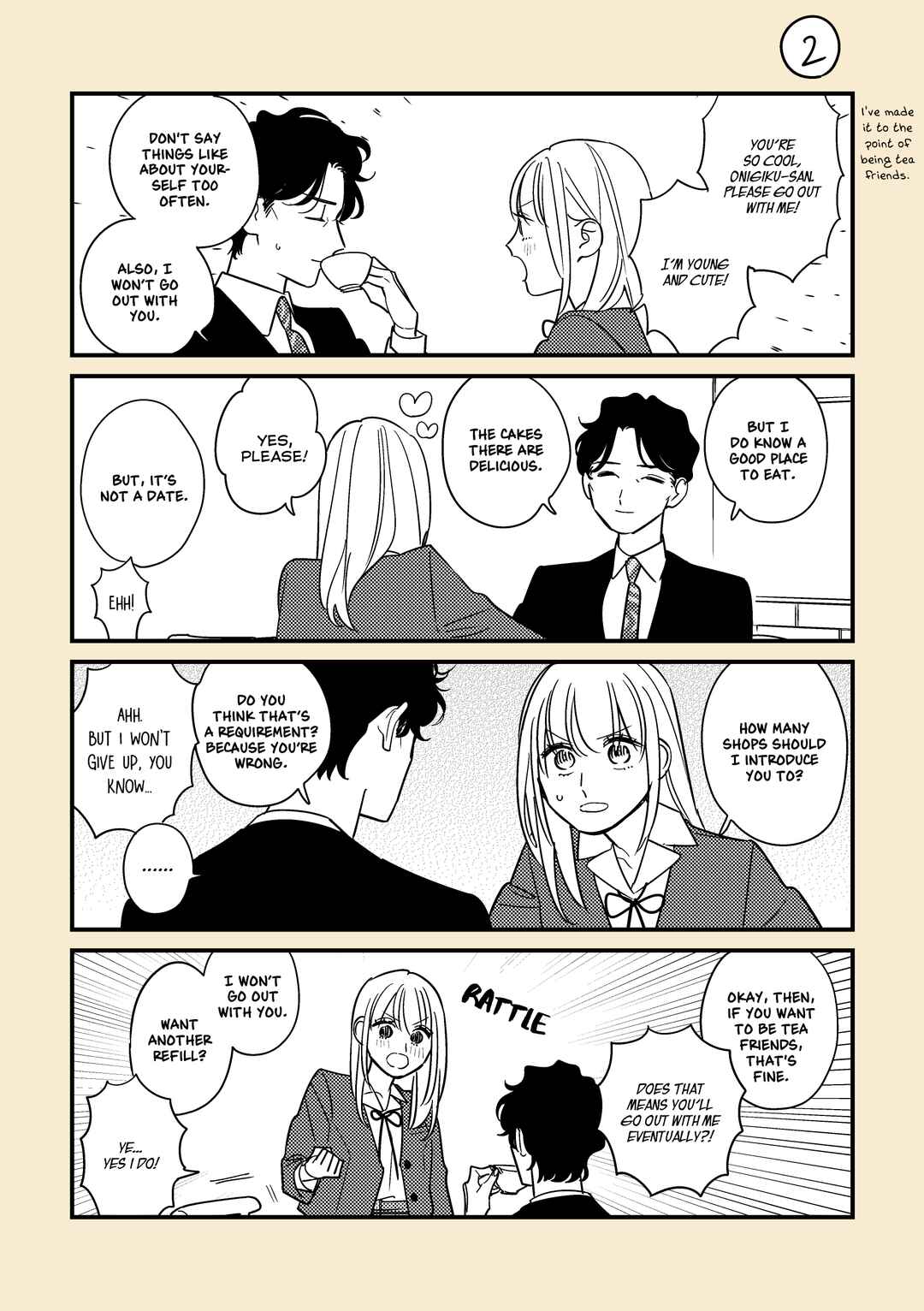 Page 2 Chapter 1 Mesukousei to Sounen no Dansei ga Shiriau