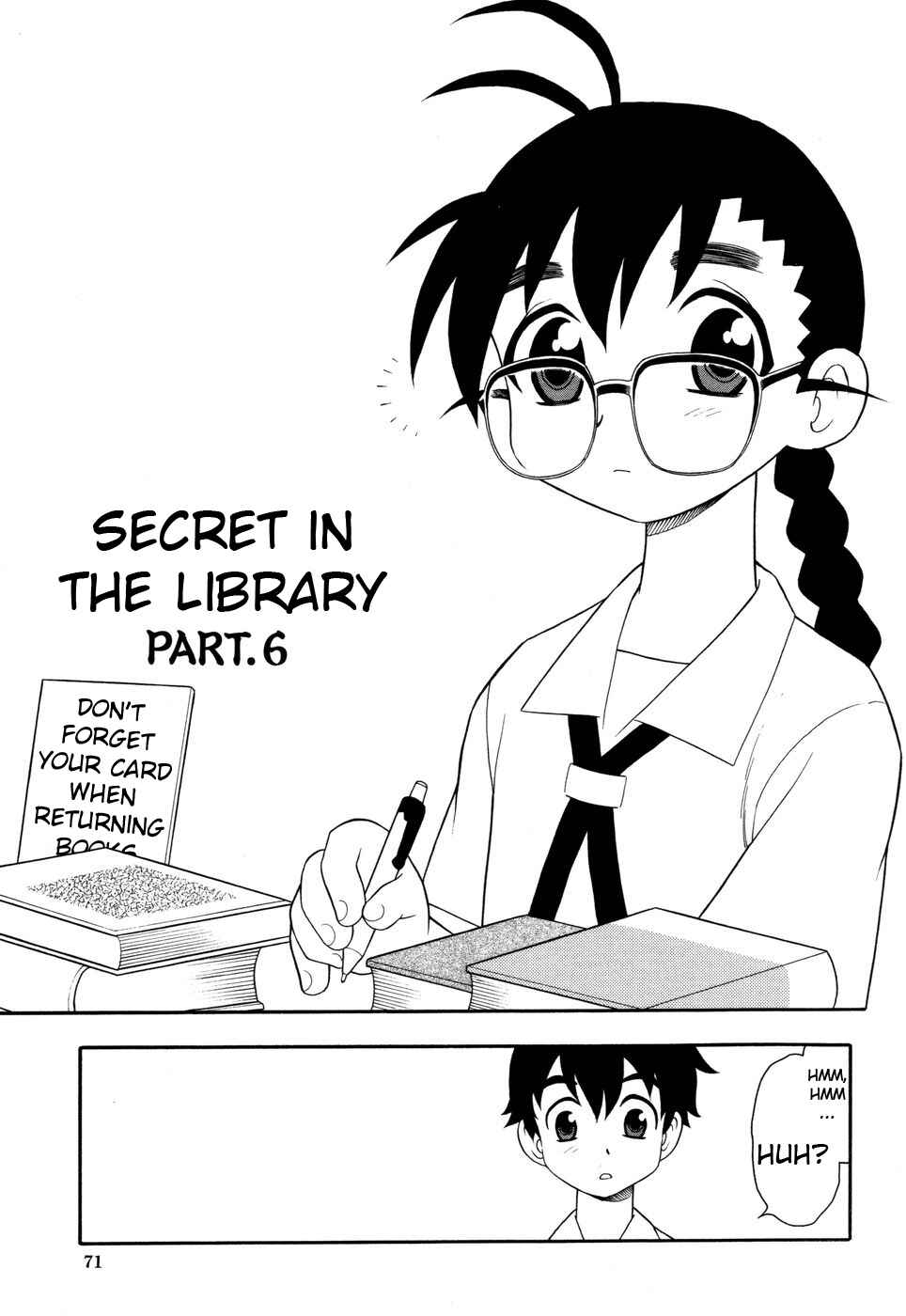 Page 1 Chapter 6 Secret in the Library