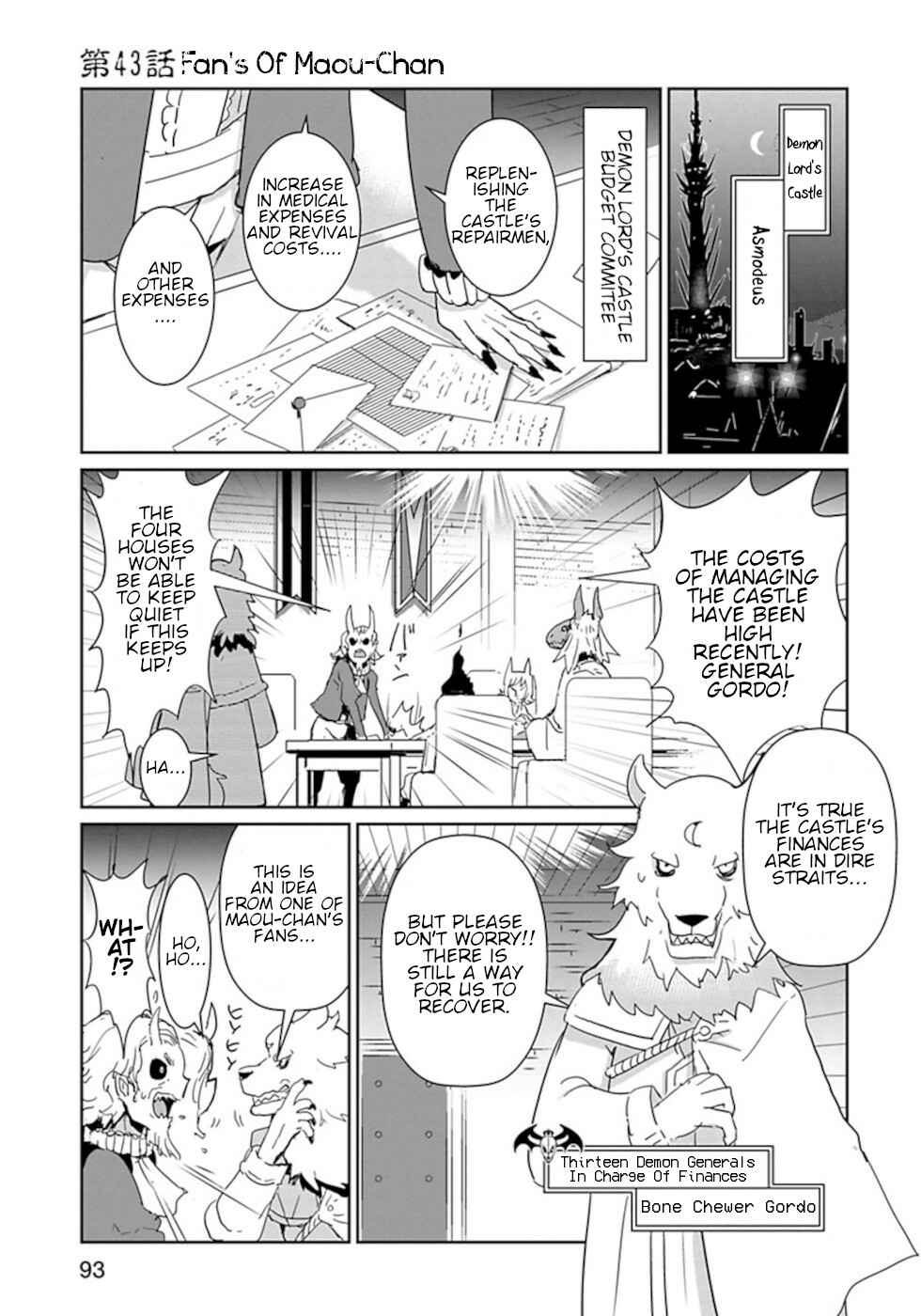 Page 1 Chapter 43 Dont Cry Maou-chan