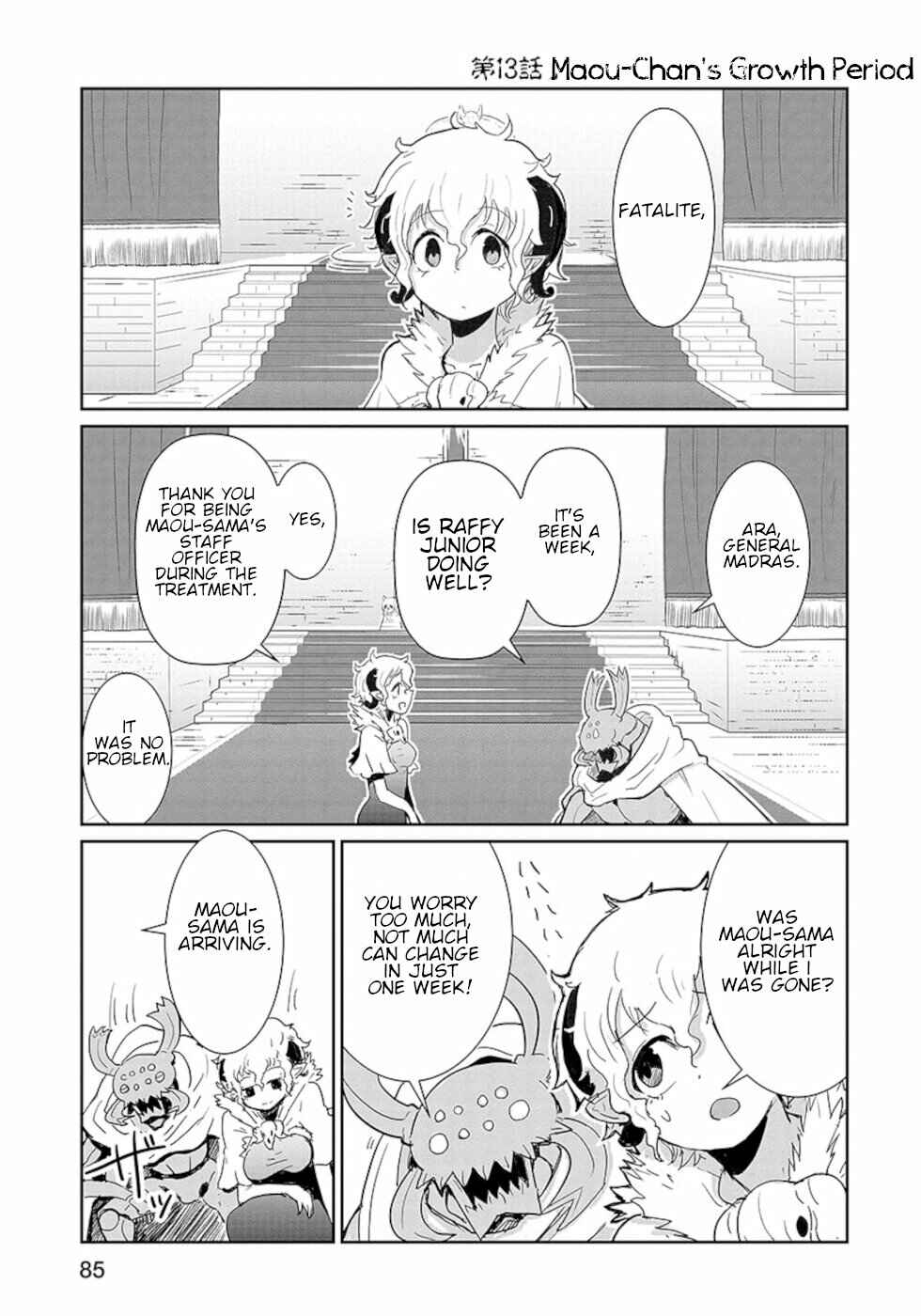 Page 1 Chapter 13 Dont Cry Maou-chan