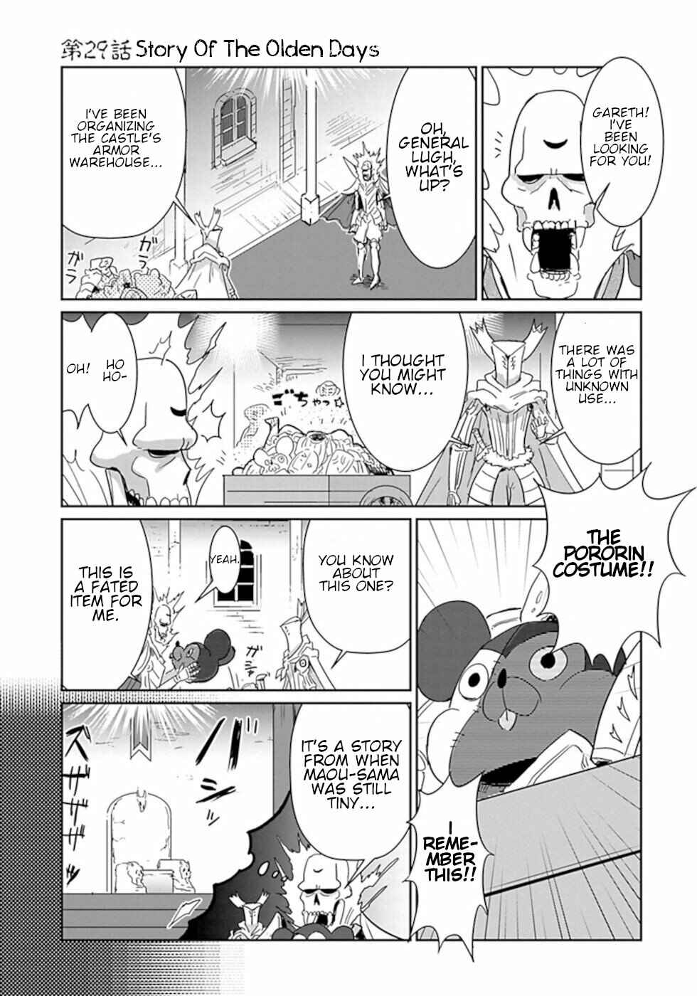 Page 1 Chapter 29 Dont Cry Maou-chan
