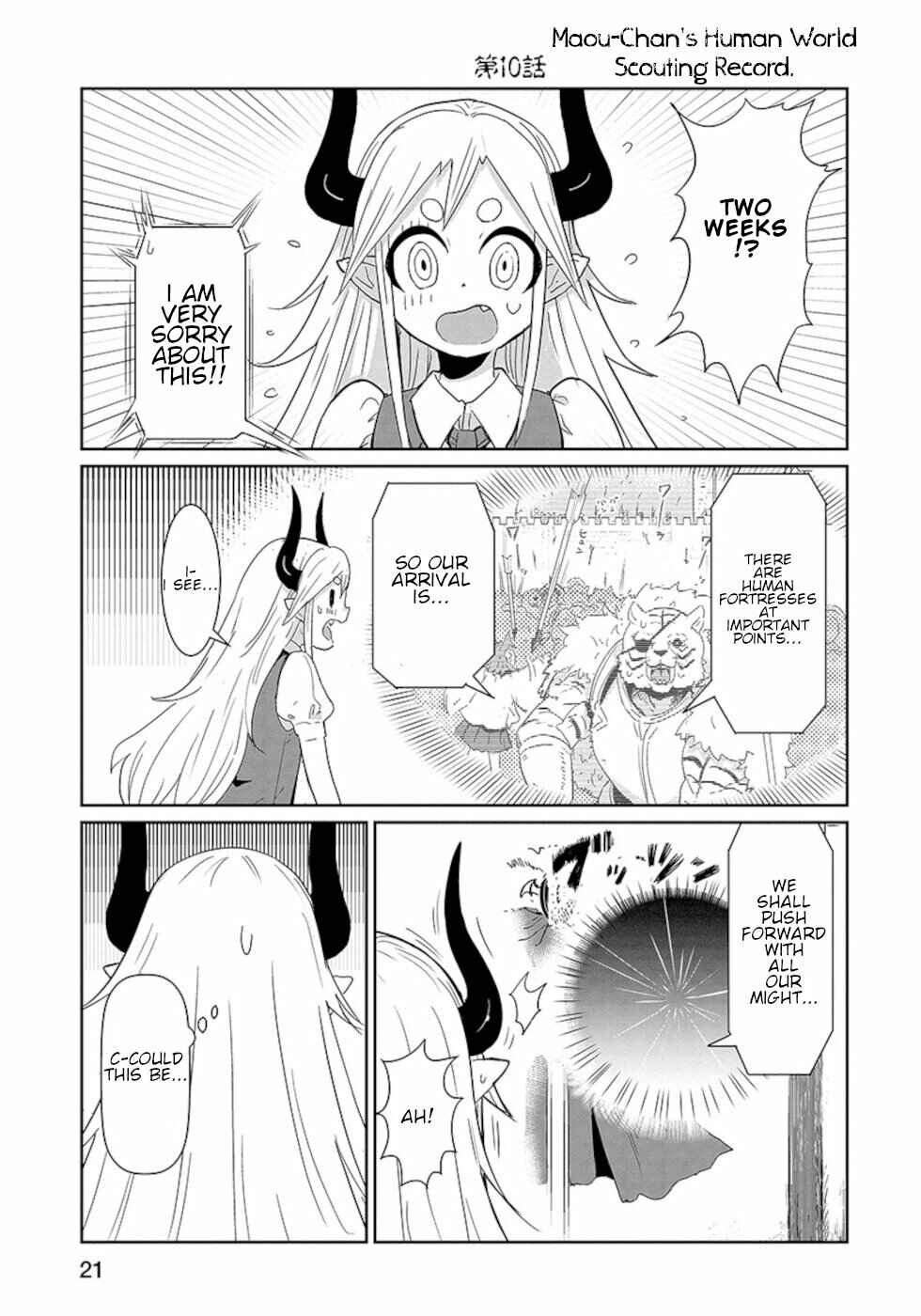 Page 1 Chapter 10 Dont Cry Maou-chan