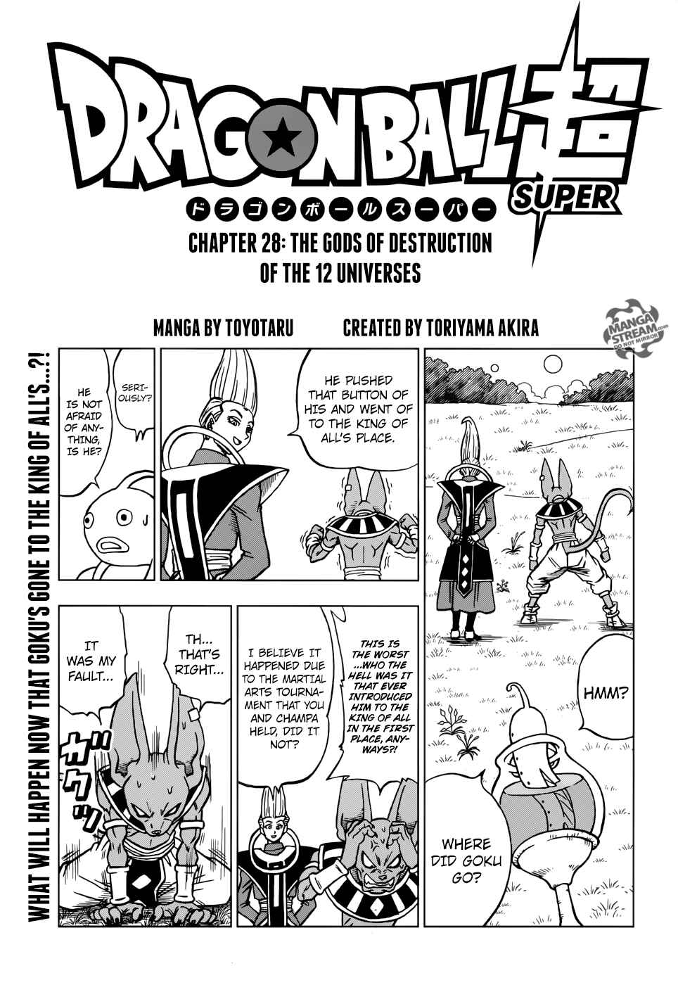 Page 1 Chapter 28 Dragon Ball Super