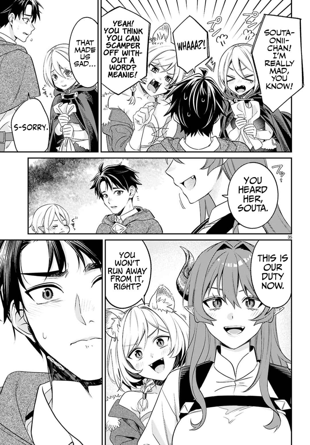 Page 36 Chapter 11 Shounin Skill de Maoujou no Kouryaku wo Mezasu ~Isekai Tenishita no de Saikyou Item to Tookujutsu de Ikinuku to ni shita~