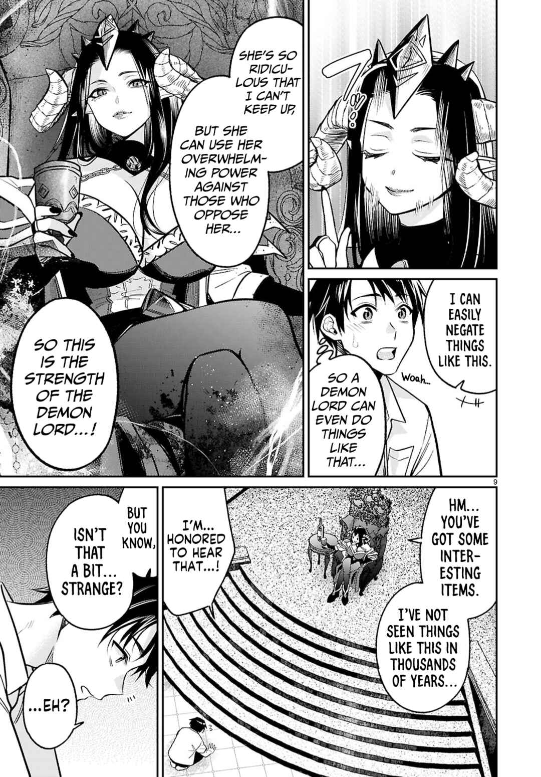 Page 9 Chapter 7 Shounin Skill de Maoujou no Kouryaku wo Mezasu ~Isekai Tenishita no de Saikyou Item to Tookujutsu de Ikinuku to ni shita~