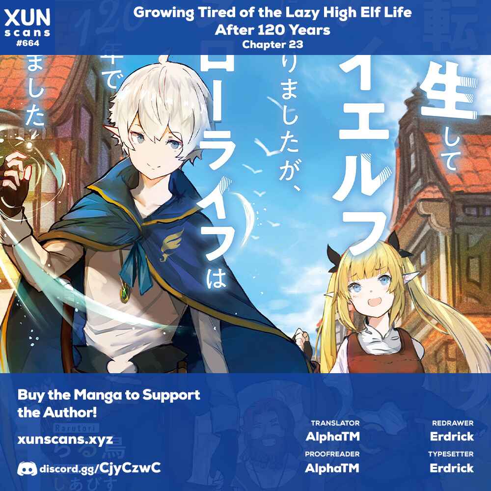 Page 1 Chapter 23 Tensei Shite High Elf ni Narimashitaga, Slow Life wa 120-nen de Akimashita - Highelf with a Long Life