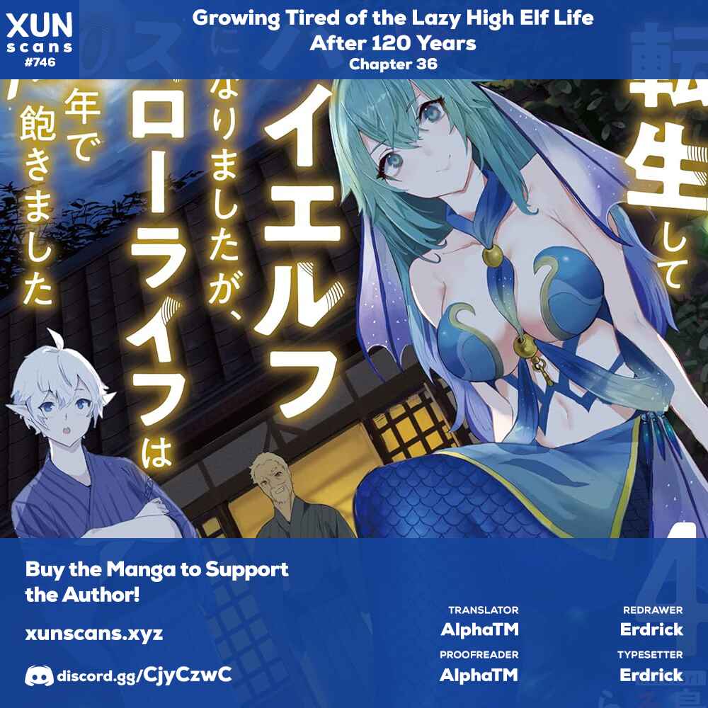 Page 1 Chapter 36 Tensei Shite High Elf ni Narimashitaga, Slow Life wa 120-nen de Akimashita - Highelf with a Long Life