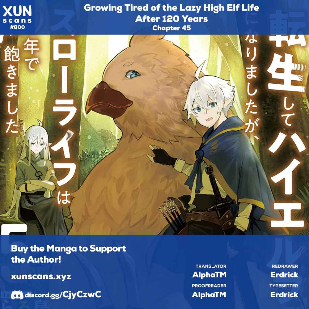 Page 1 Chapter 45 Tensei Shite High Elf ni Narimashitaga, Slow Life wa 120-nen de Akimashita - Highelf with a Long Life