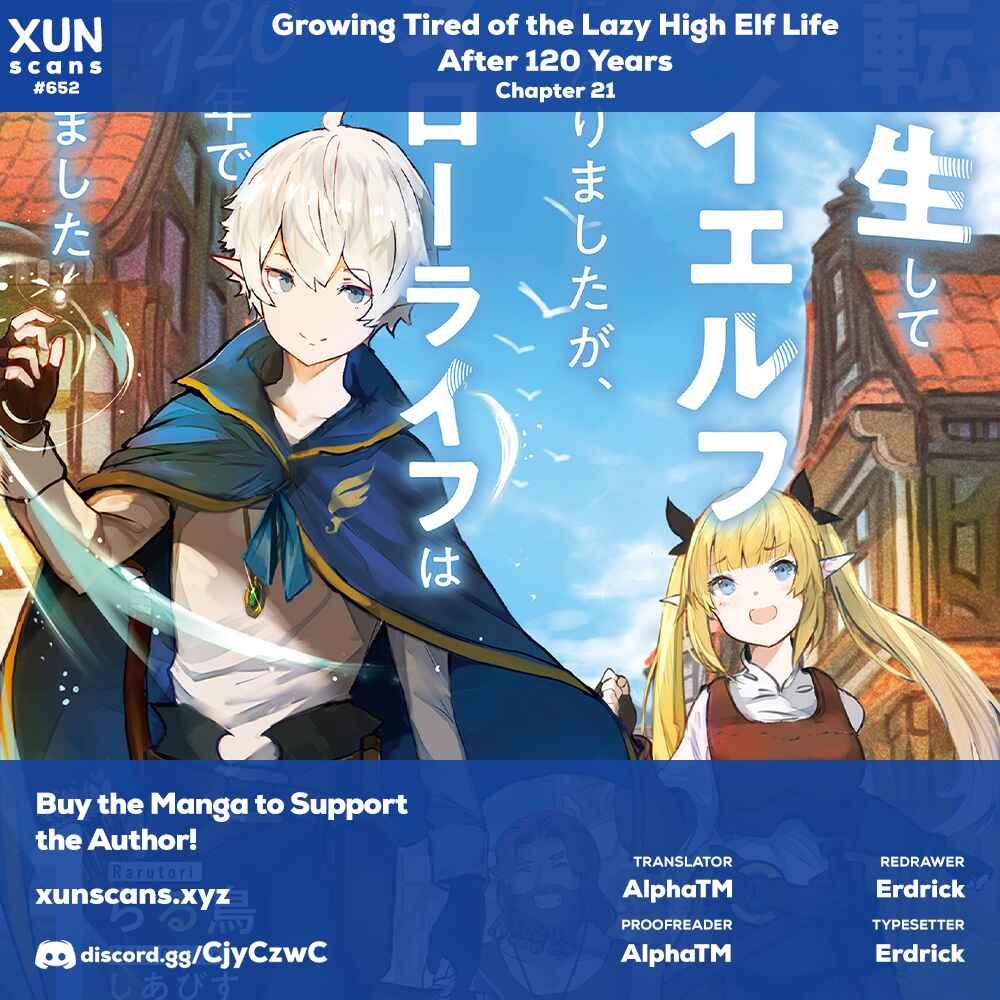 Page 1 Chapter 21 Tensei Shite High Elf ni Narimashitaga, Slow Life wa 120-nen de Akimashita - Highelf with a Long Life