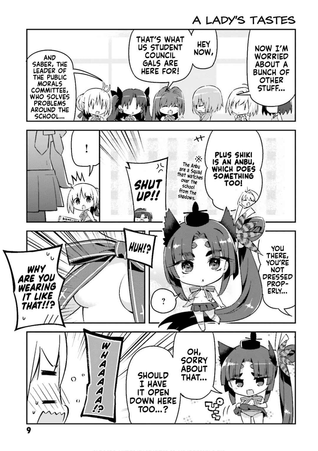 Page 9 Chapter 23 Type-Moon Gakuen - Chibi Chuki!