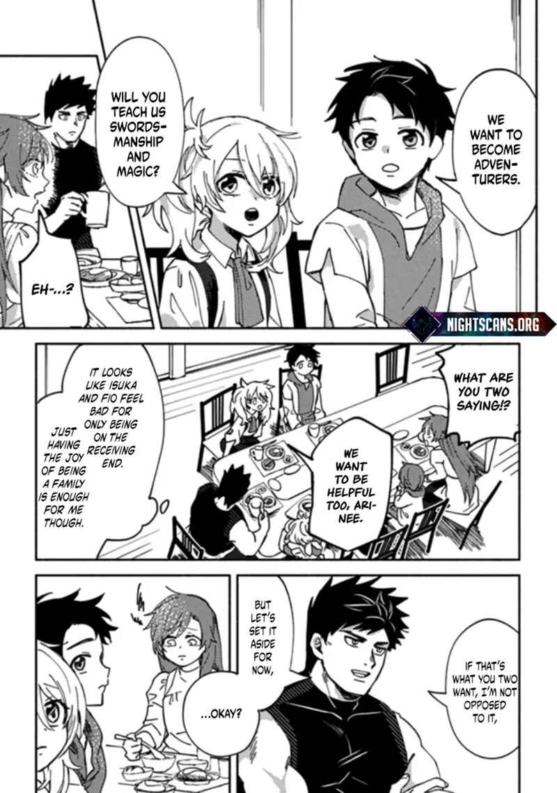 Page 12 Chapter 4.1 Akuninzura Shita B-kyuu Boukensha - Shujinkou to Sono Osananajimi-tachi no Papa ni Naru
