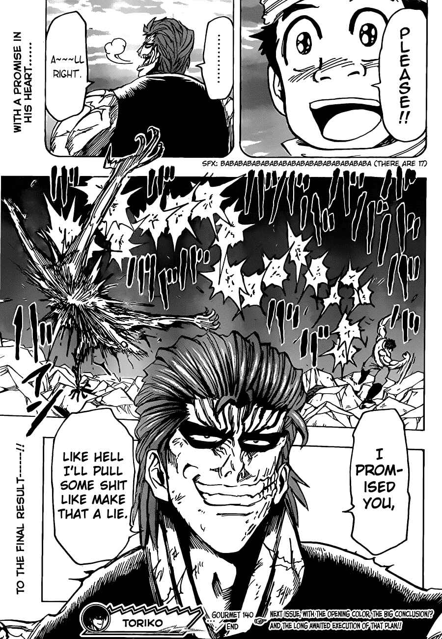 Page 19 Chapter 140 TORIKO