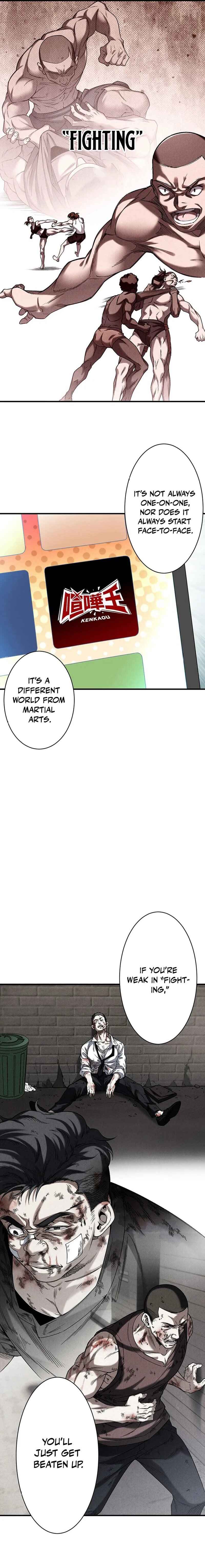 Page 7 Chapter 2 Kenka Oji-san: Namo Naki Chuunen, Tsuyo Sugiru.