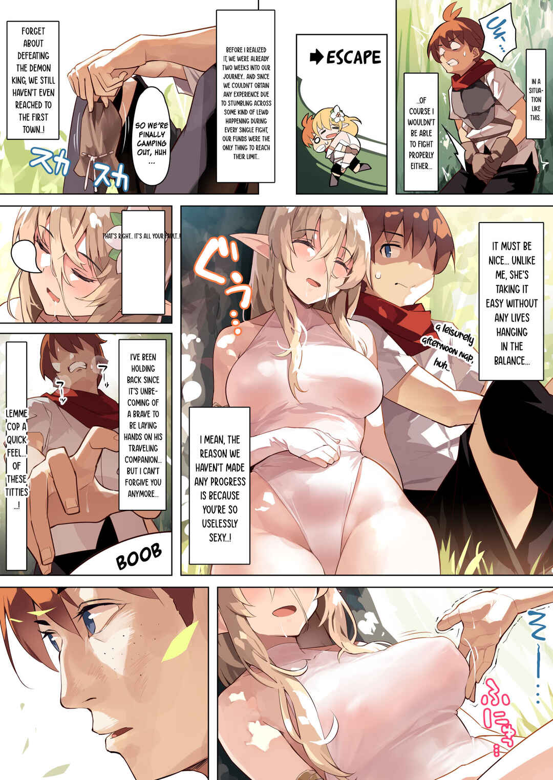 Page 7 Chapter Unknown_2b47 Dame na Otoko ni Yasashii Elf Manga