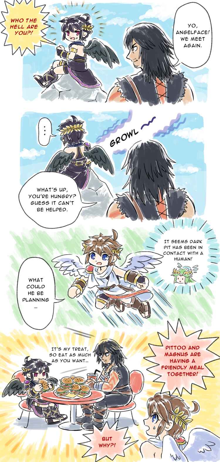 Page 1 Chapter 2 Kid Icarus - Magnus vs Burapi (Doujinshi)
