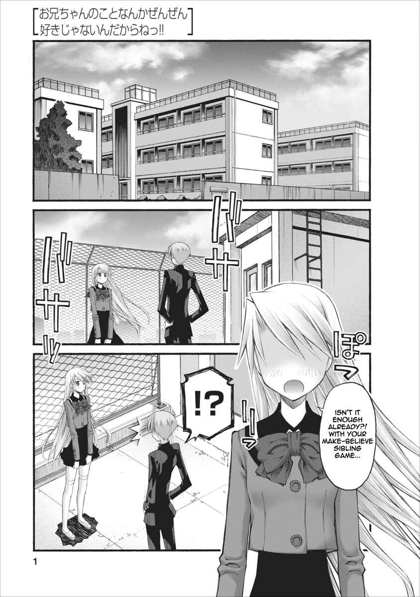 Page 1 Chapter 65 Onii-chan no Koto Nanka Zenzen Suki ja Nain da Kara ne!!
