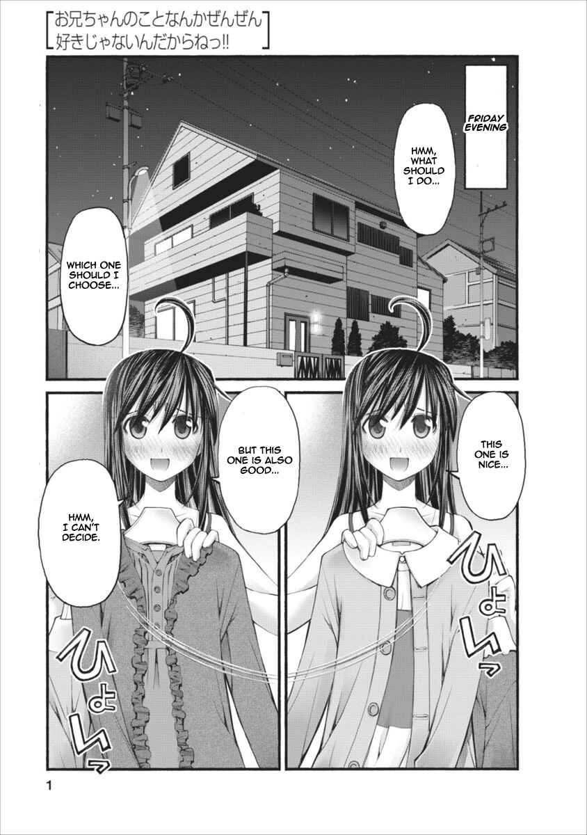 Page 1 Chapter 63 Onii-chan no Koto Nanka Zenzen Suki ja Nain da Kara ne!!