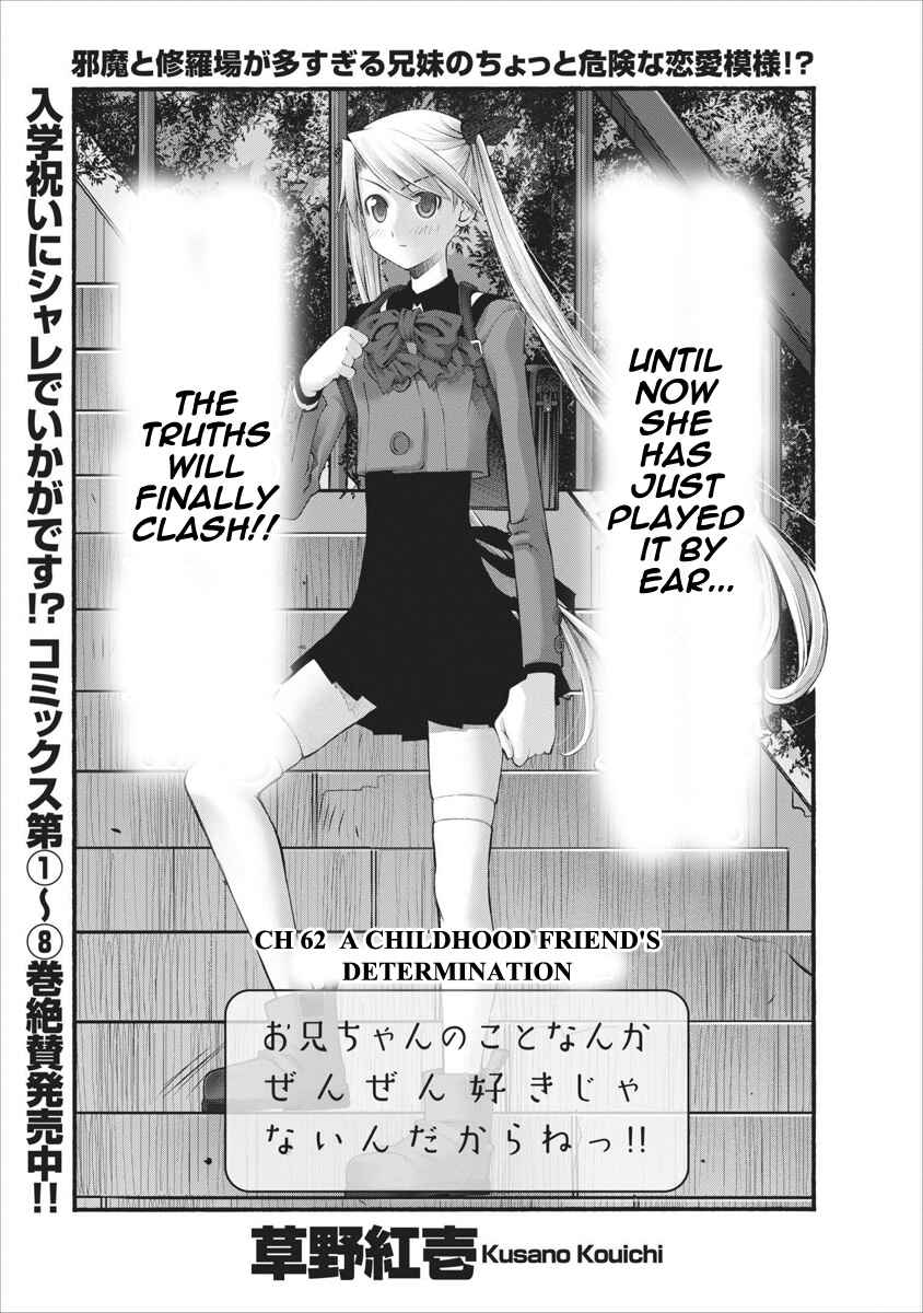 Page 3 Chapter 62 Onii-chan no Koto Nanka Zenzen Suki ja Nain da Kara ne!!