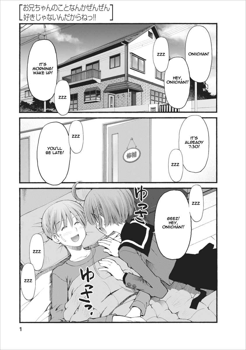 Page 1 Chapter 71 Onii-chan no Koto Nanka Zenzen Suki ja Nain da Kara ne!!